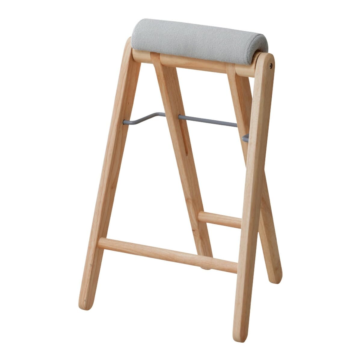 木製折りたたみハイスツール 座面高64cm ナチュラル Amazon.co.jp: フォールディング ハイスツール 木製 高さ64cm 1脚